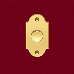 Colombo Design Ottocento KOT418 – Campanello in Ottone con Pulsante Elettrico Antologhia