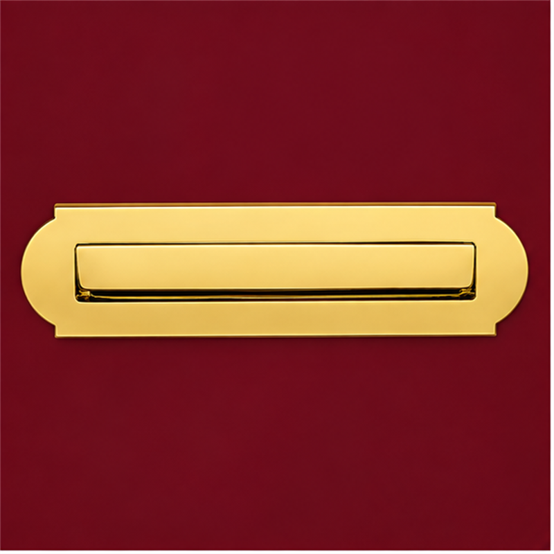 Colombo Design Ottocento KOT218 – Buca per Lettere in Ottone Antologhia