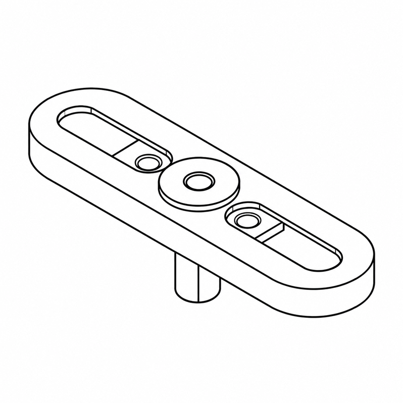 Colombo Design KGRATZ Gratz mechanism for window cremone handle
