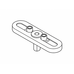 Colombo Design KGRATZ-CB Gratz mechanism with bushings for window cremone handles