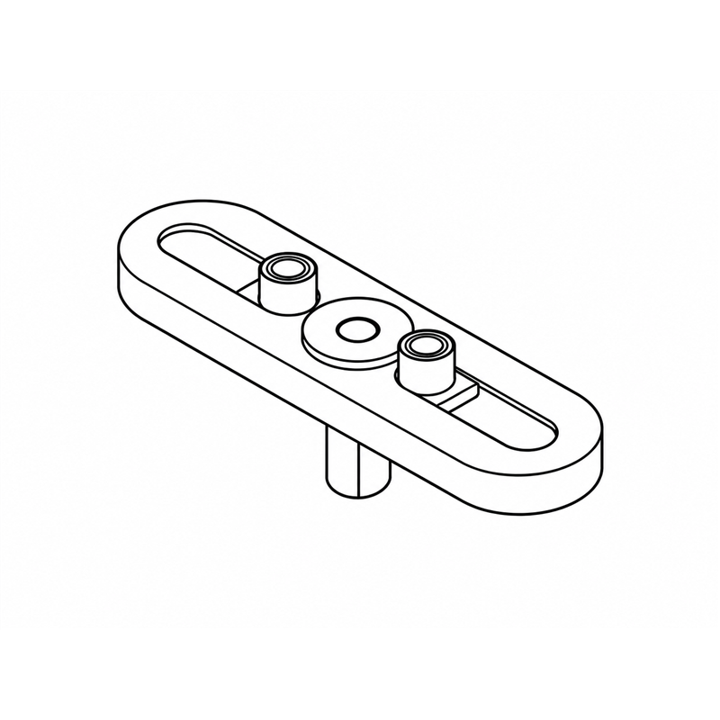 Colombo Design KGRATZ-CB Gratz mechanism with bushings for window cremone handles