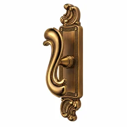 Colombo Design Barocco KBA12 – Brass Window Cremone Handle, Antologhia