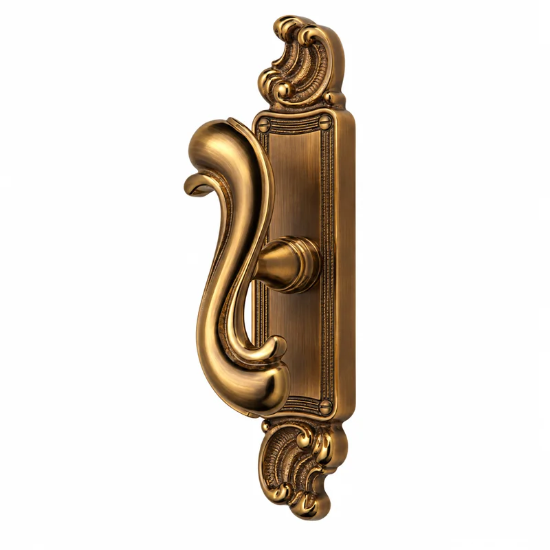 Colombo Design Barocco KBA12 – Brass Window Cremone Handle, Antologhia