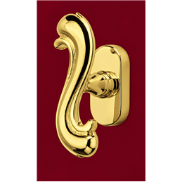 Colombo Design Barocco KBA12 CRDK – Brass Tilt-and-Turn Window Handle on Rose