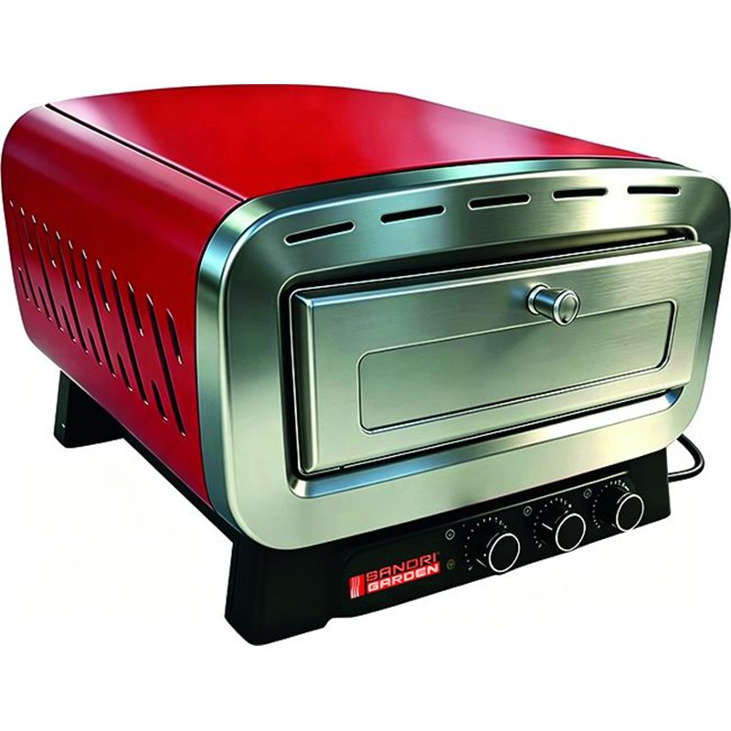 Sandrigarden PETRA 1800W Electric Pizza Oven – 400°C with Stone and Pizza Peel