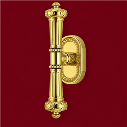 Colombo Design Byblos KBY12 CRDK – Brass Tilt-and-Turn Window Handle on Oval Rose