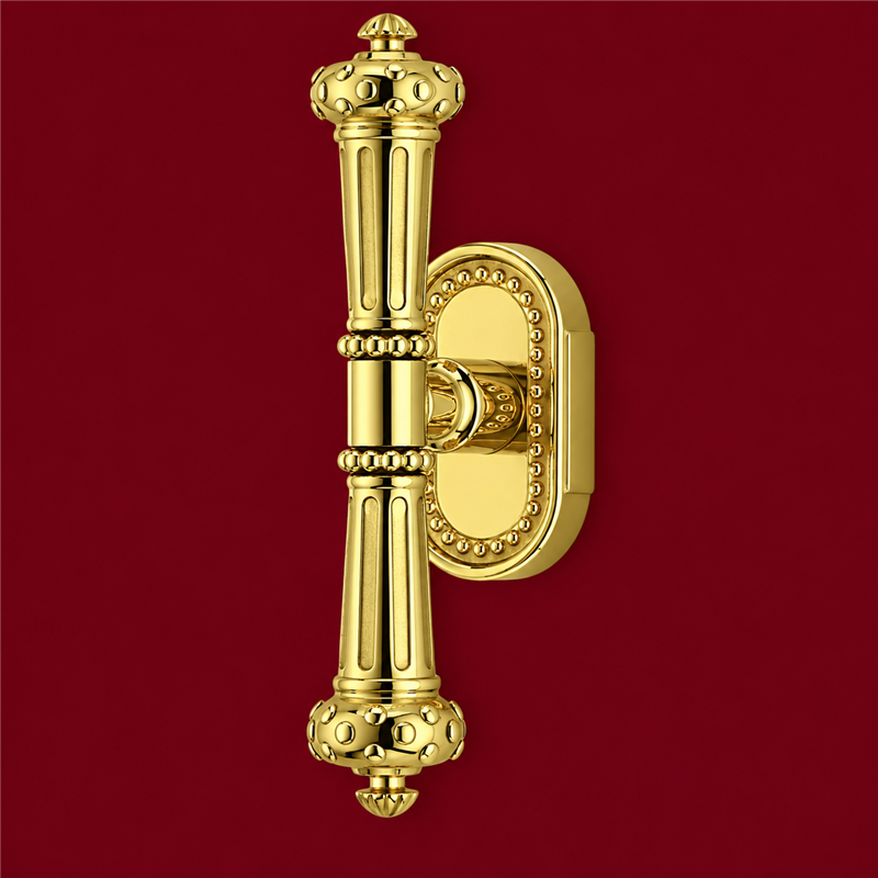 Colombo Design Byblos KBY12 CRDK – Brass Tilt-and-Turn Window Handle on Oval Rose