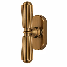 Colombo Design Capri KCR12 CRDK – Brass Tilt-and-Turn Window Handle on Oval Rose