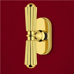 Colombo Design Capri KCR12 CRDK – Brass Tilt-and-Turn Window Handle on Oval Rose