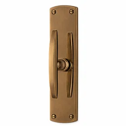 Colombo Design Firenze KOT22B – Brass Window Cremone Handle with Low-Profile Plate