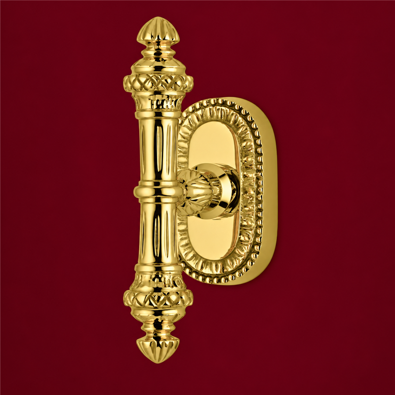 Colombo Design Impero KIM12 CRDK – Brass Tilt-and-Turn Window Handle on Compact Rose