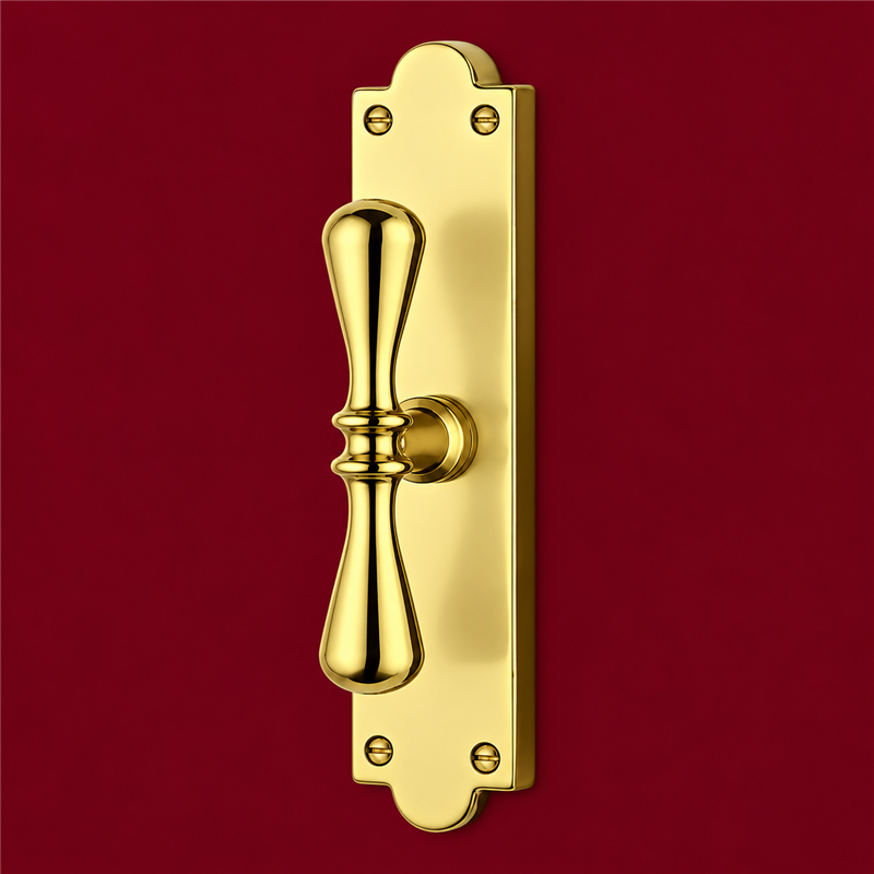 Colombo Design Lidia KOT32 – Cremonese per Finestra in Ottone su Placca Antologhia