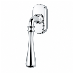 Colombo Design Lidia KOT32 DK/SM – Brass Tilt-and-Turn Window Handle on Backplate | Antologhia