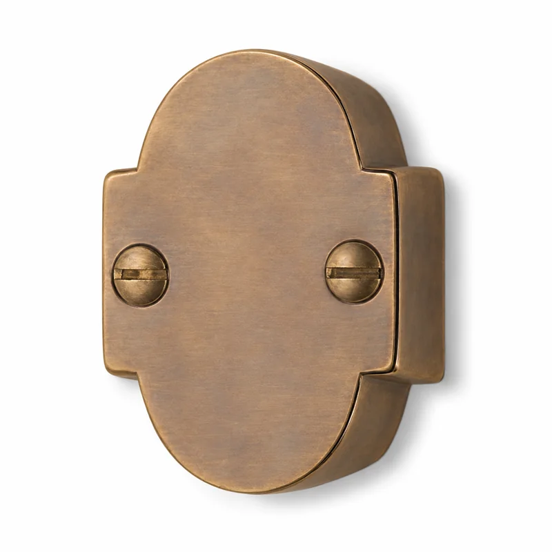 Colombo Design Ottocento KOT22PS – Passante Ovale in Ottone per Aste Esterne Antologhia