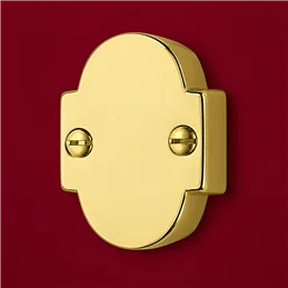 Colombo Design Ottocento KOT22PS – Passante Ovale in Ottone per Aste Esterne Antologhia