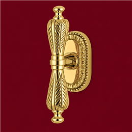 Colombo Design Roma KSE22 CRDK – Brass Tilt-and-Turn Window Handle on Compact Oval Rose | Antologhia