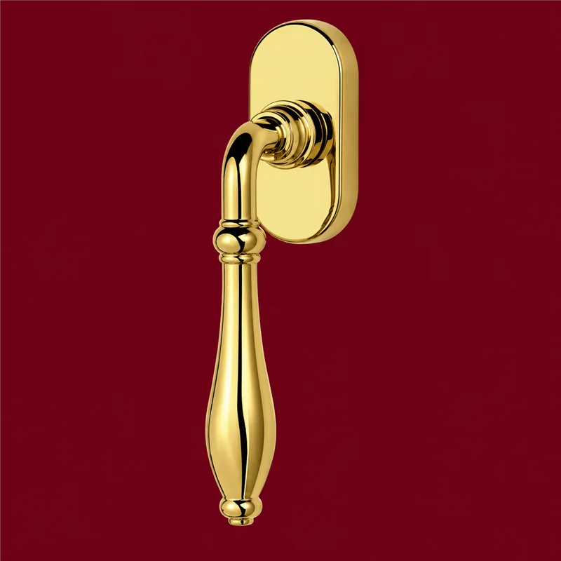 Colombo Design Siena KSI12 DK/SM – Brass Tilt-and-Turn Window Handle on Backplate | Antologhia