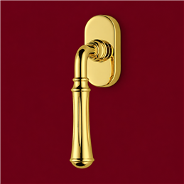 Colombo Design Venezia KVE12 DK/SM – Brass Tilt-and-Turn Window Handle on Backplate | Antologhia