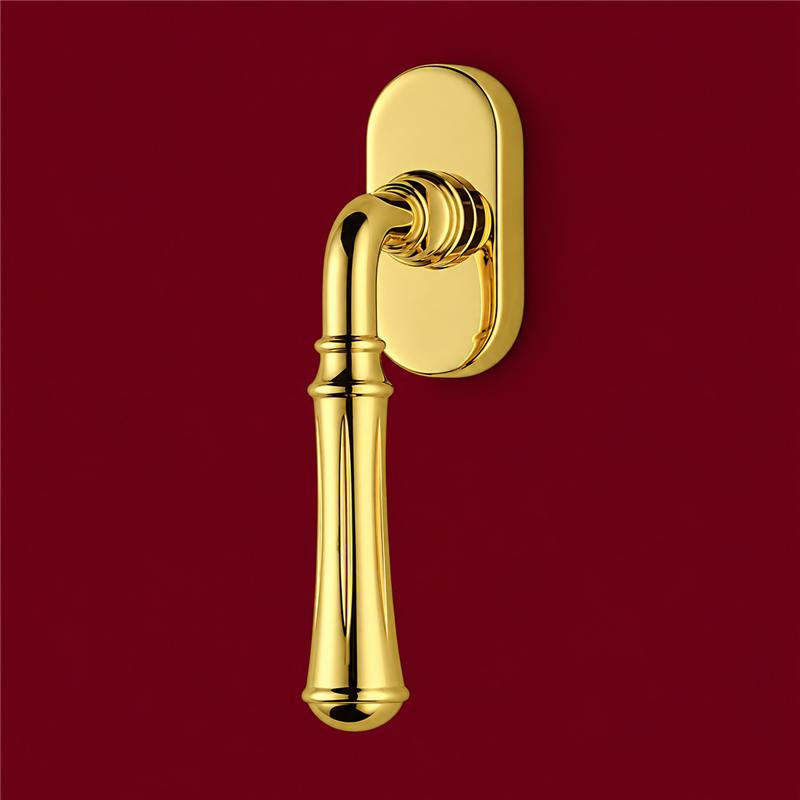 Colombo Design Venezia KVE12 DK/SM – Brass Tilt-and-Turn Window Handle on Backplate | Antologhia