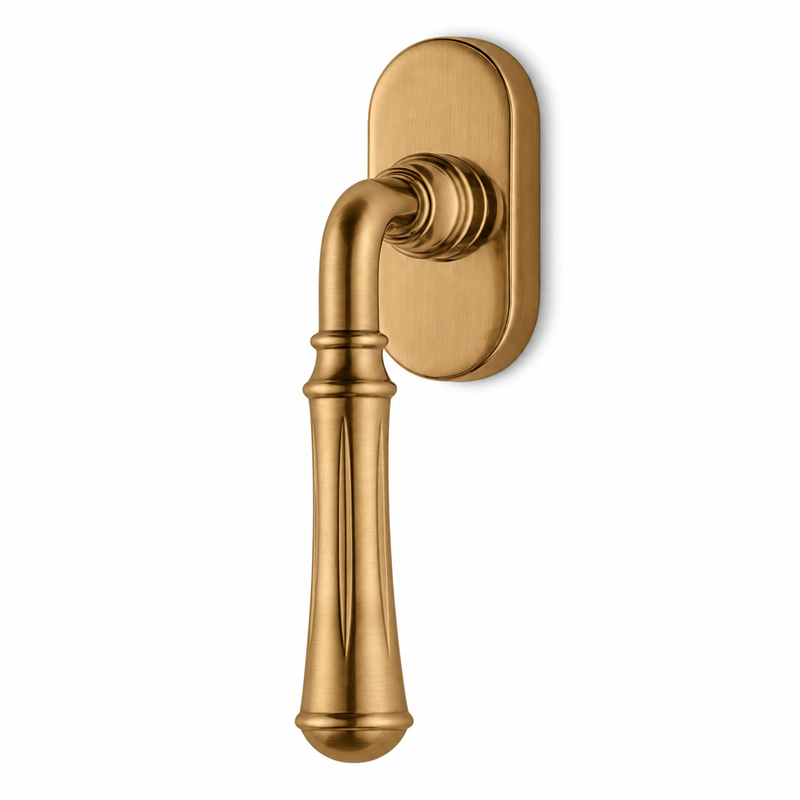 Colombo Design Venezia KVE12 DK/SM – Brass Tilt-and-Turn Window Handle on Backplate | Antologhia