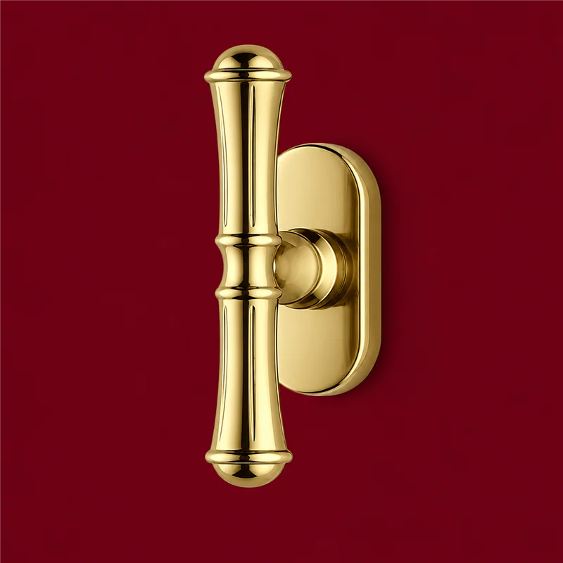 Colombo Design Venezia KVE12 CRDK – Brass Tilt-and-Turn Window Handle on Compact Oval Rose | Antologhia