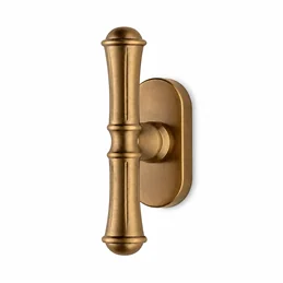 Colombo Design Venezia KVE12 CRDK – Brass Tilt-and-Turn Window Handle on Compact Oval Rose | Antologhia