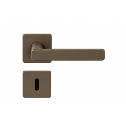 Colombo Design DUE Q CC41 R / RY – Square Rose Door Lever Handle | Mood Collection