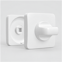 Colombo Design ONE Q CC29 BZG – Nottolino Bagno WC su Rosetta Quadrata 52×52 mm | Mood Collection