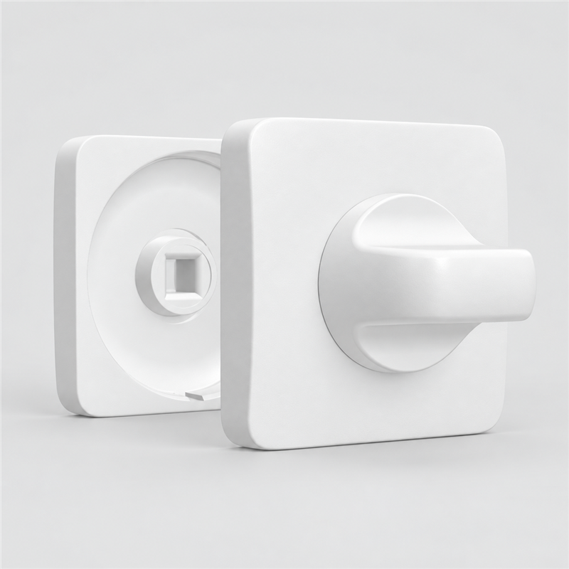 Colombo Design ONE Q CC29 BZG – Nottolino Bagno WC su Rosetta Quadrata 52×52 mm | Mood Collection