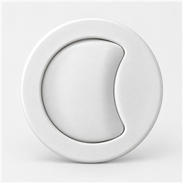 Colombo Design ONE CC211 – Kit 2 Maniglie da Incasso Tonde Ø57 mm per Porta Scorrevole Mood Collection