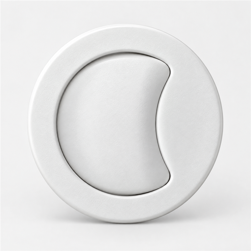 Colombo Design ONE CC211 – Kit 2 Maniglie da Incasso Tonde Ø57 mm per Porta Scorrevole Mood Collection