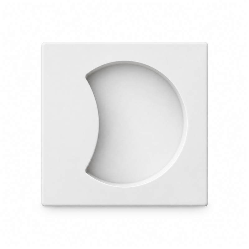 Colombo Design ONE Q CC311 – Square Flush Handle Kit 57×57 mm for Sliding Doors | Mood Collection