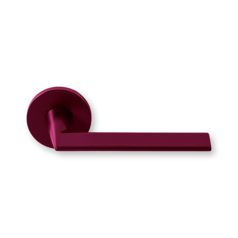 Colombo Design Laconica AM41 R / RY – Maniglia per Porta su Rosetta Tonda Ø50 mm | Alberto Meda