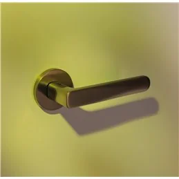 Colombo Design Robot6 ID81 R / RY – Round Rose Door Lever Handle Ø50 mm | Robotech Collection