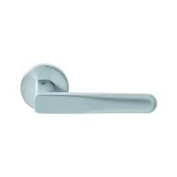 Colombo Design Robot6 ID81 R / RY – Round Rose Door Lever Handle Ø50 mm | Robotech Collection