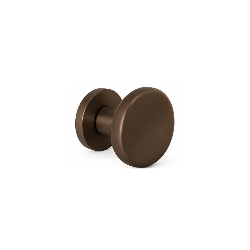 Colombo Design Halo AM25 – Fixed Brass Door Knob Ø72 mm | Alberto Meda