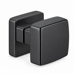 Colombo Design Kubo ID45 FISSO – Single Fixed Square Door Knob 55×55 mm