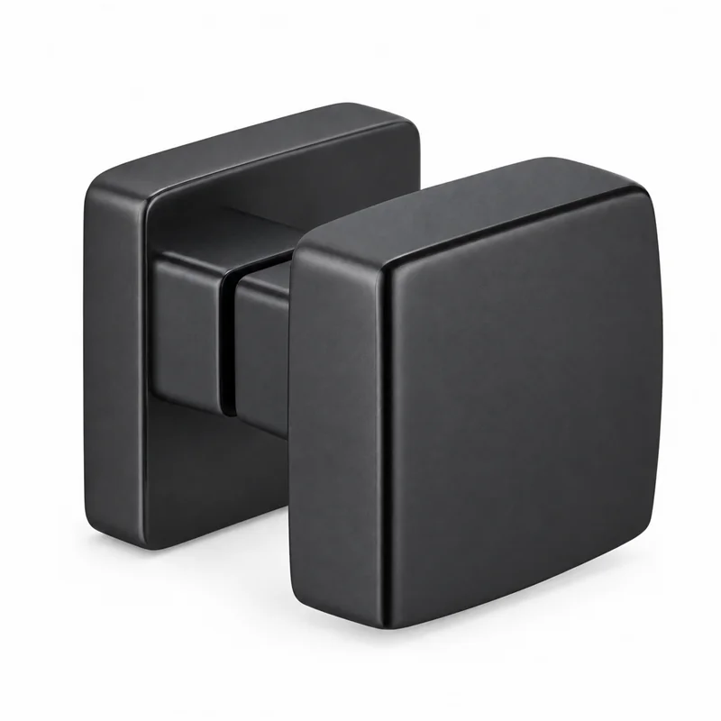 Colombo Design Kubo ID45 FISSO – Pomolo Singolo Quadrato per Porta 55×55 mm