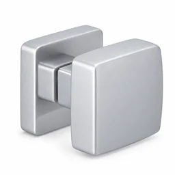 Colombo Design Kubo ID45 FISSO – Pomolo Singolo Quadrato per Porta 55×55 mm