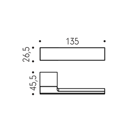 Colombo Design 963 ML11 RSB – Interior Door Lever Handle | Mick & Luke