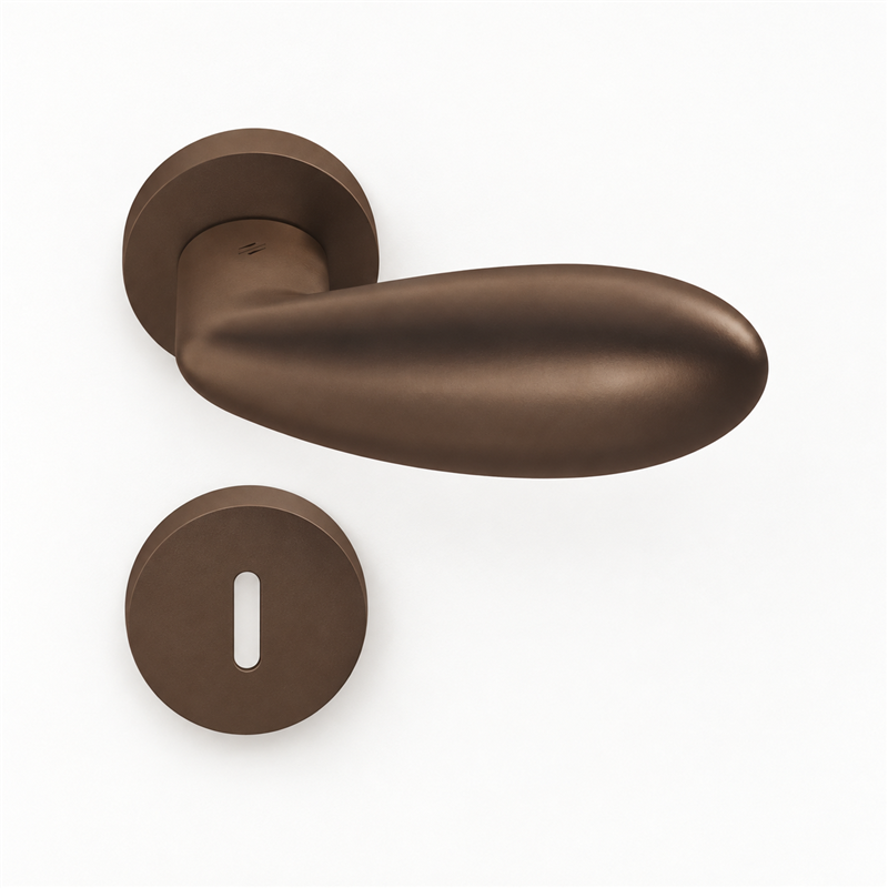 Colombo Design Drop LC45 R/RY – Pair of Sculptural Door Lever Knobs | Luca Colombo