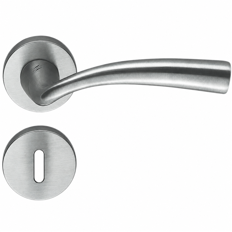 Colombo Design Edo MH11 R/RY – Maniglia per Porta su Rosetta Tonda | Makio Hasuike