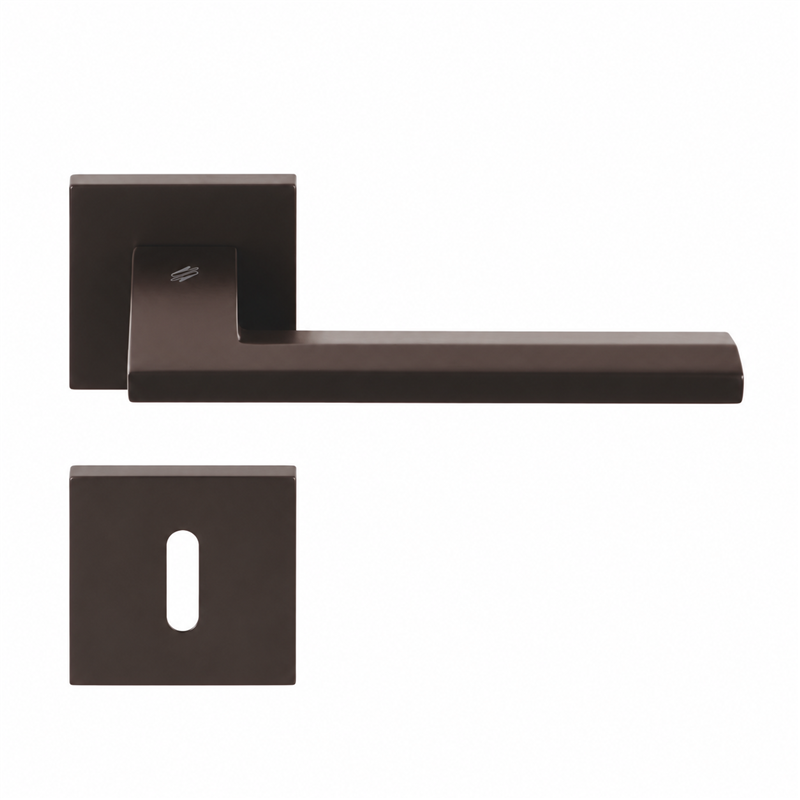 Colombo Design Electra MS11 R/RY – Square Rose Door Lever | Messineo & Settimelli