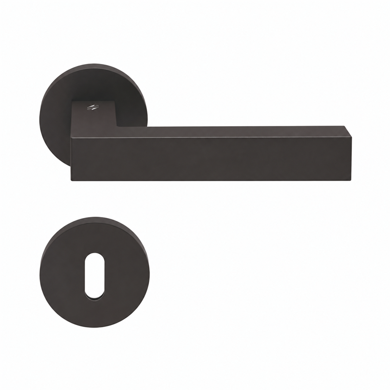 Colombo Design Elle BD11 R/RY – Maniglia per Porta su Rosetta Tonda | Bartoli Design