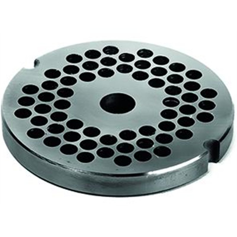 Piastre inox Tre Spade n. 8 per tritacarne – fori 4,5, 6, 8 e 10 mm