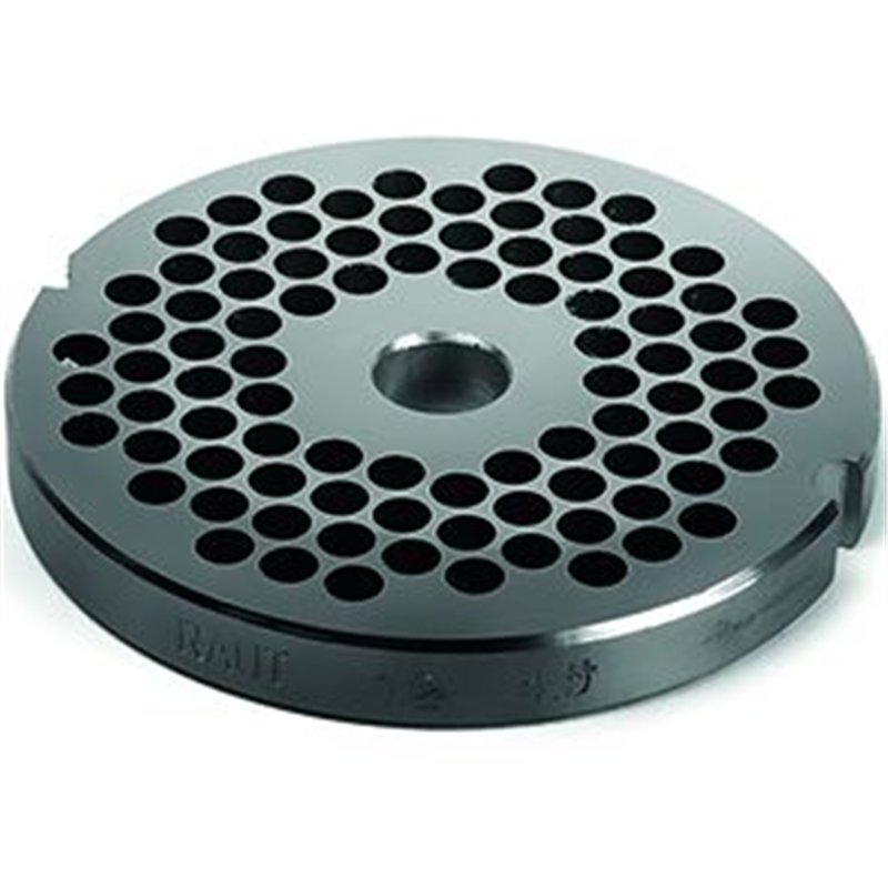 Piastre inox Tre Spade TC 10/12 per tritacarne – fori da 4,5 a 20 mm