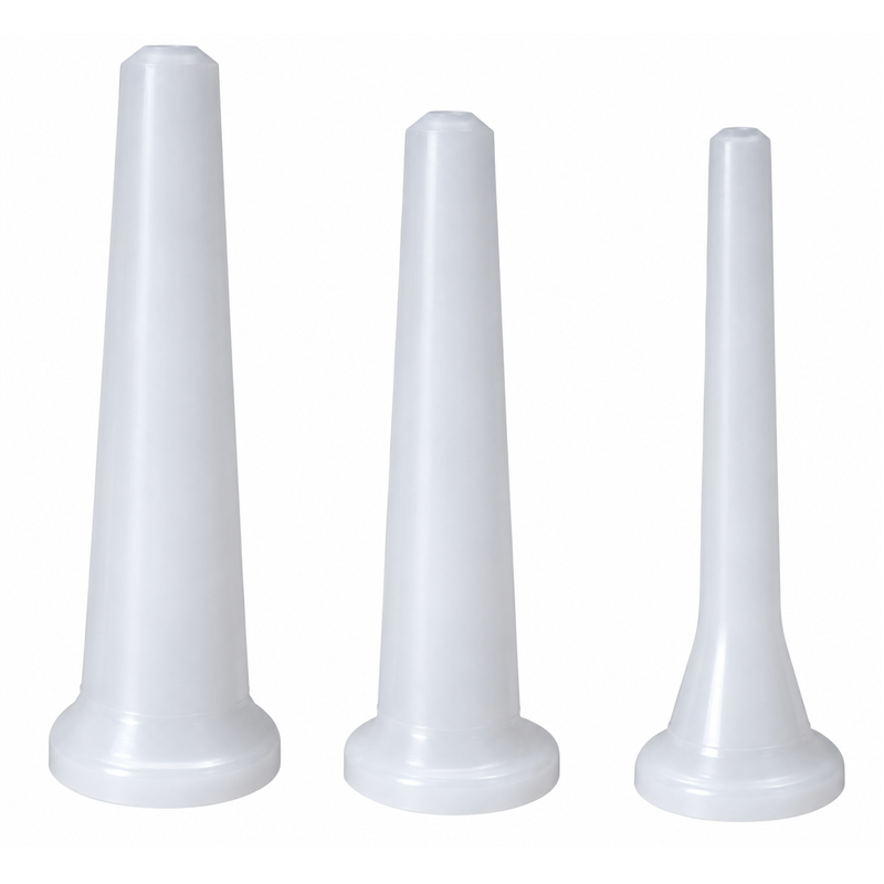 Imbuti in plastica Tre Spade per insaccatrici – Ø10, 20, 30 e 40 mm