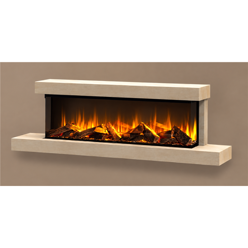M-Living CITY 75 – Built-in LED Electric Fireplace 1.5 kW