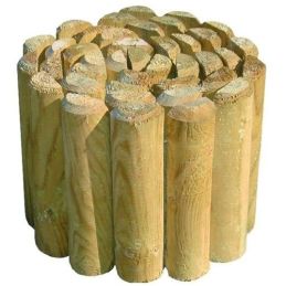Recinzione ROLLBORDER in legno a rotolo per aiuole cm.180x20H