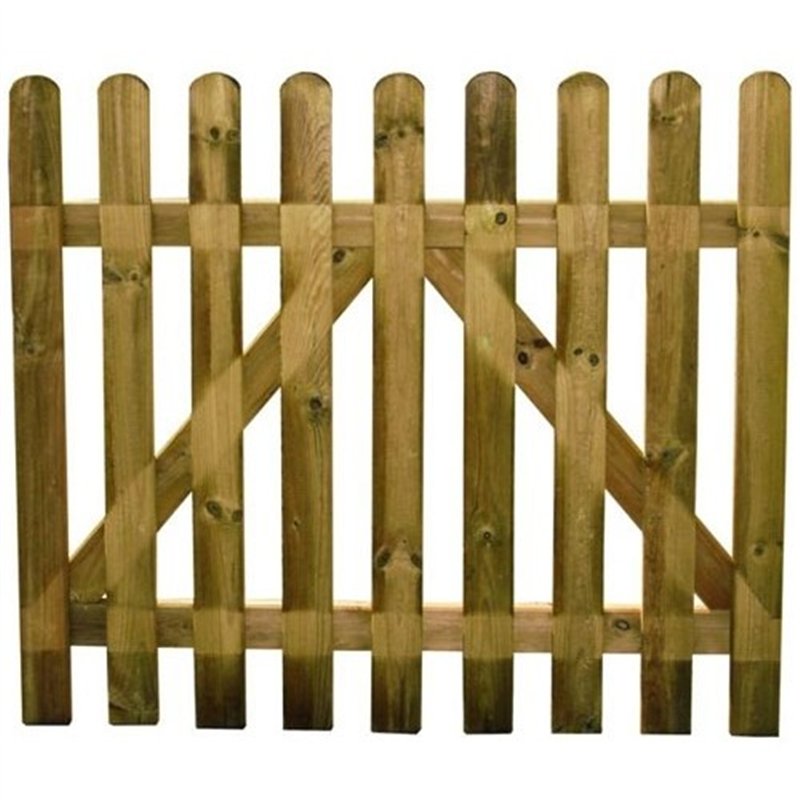 Wooden fence gate BLINKY GIRASOLE